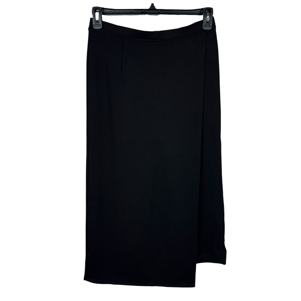 Betabrand Medium Sassiest Pants Cropped Skirt Overlay Pull-On Ponte Rear Pocket - Picture 2 of 8